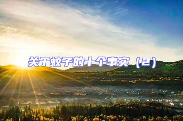 關(guān)于蚊子的十個事實（2）