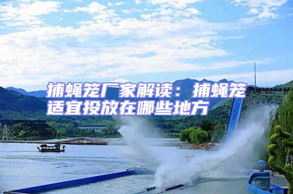 捕蠅籠廠家解讀:捕蠅籠適宜投放在哪些地方