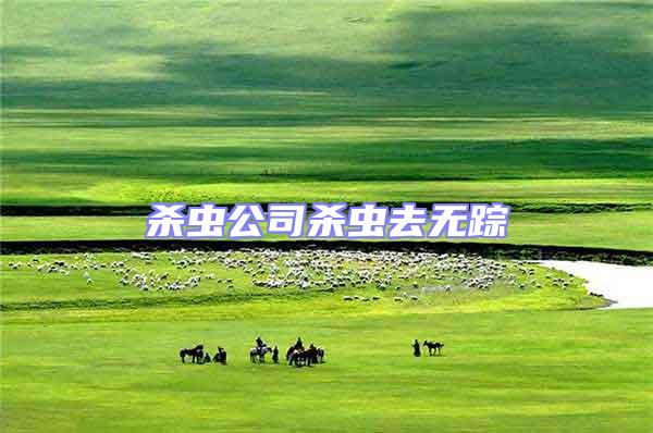 殺蟲公司殺蟲去無蹤