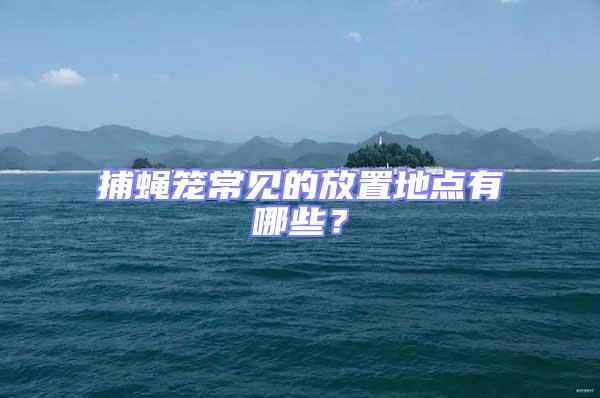 捕蠅籠常見的放置地點(diǎn)有哪些？