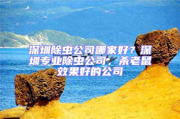 深圳除蟲公司哪家好？深圳專業除蟲公司，殺老鼠效果好的公司