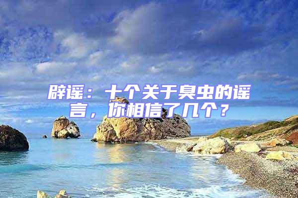 辟謠:十個(gè)關(guān)于臭蟲的謠言,你相信了幾個(gè)?