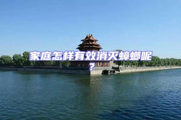 家庭怎樣有效消滅蟑螂呢？