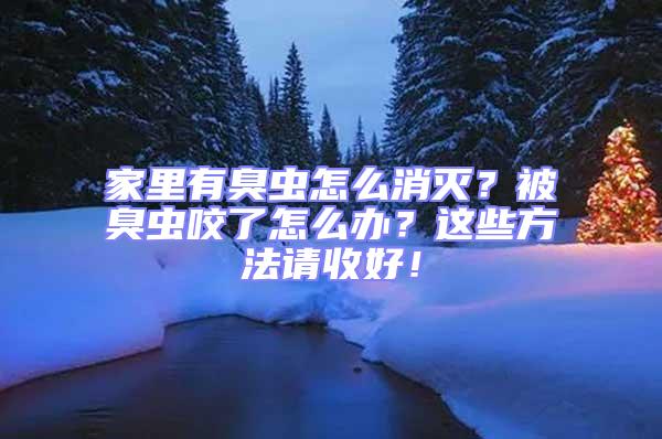家里有臭蟲怎么消滅?被臭蟲咬了怎么辦?這些方法請收好!