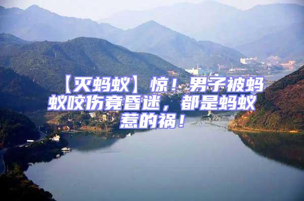 【滅螞蟻】驚!男子被螞蟻咬傷竟昏迷,都是螞蟻惹的禍!