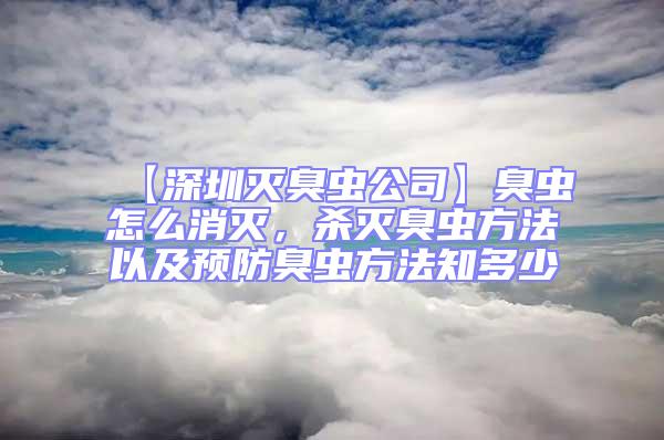 【深圳滅臭蟲公司】臭蟲怎么消滅,殺滅臭蟲方法以及預防臭蟲方法知多少