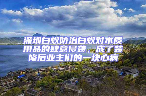 深圳白蟻防治白蟻對木質(zhì)用品的肆意侵襲，成了裝修后業(yè)主們的一塊心病