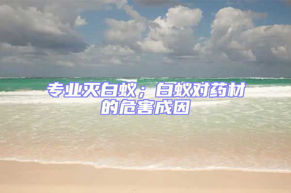 專業(yè)滅白蟻;白蟻對藥材的危害成因