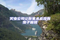 滅蟲(chóng)公司讓你家從此沒(méi)有蟲(chóng)子困擾