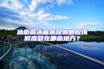 冰柜和冰箱施放蟑螂膠餌時應放在哪些地方？