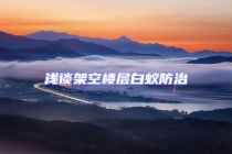 淺談架空樓層白蟻防治