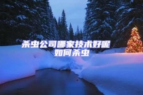 殺蟲(chóng)公司哪家技術(shù)好呢  如何殺蟲(chóng)