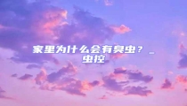 家里為什么會(huì)有臭蟲(chóng)？_蟲(chóng)控