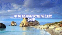二手房裝修時(shí)更應(yīng)防白蟻處理