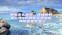 臭蟲怎么消滅，深圳除臭蟲公司8招教你怎樣徹底清除吸血臭蟲！